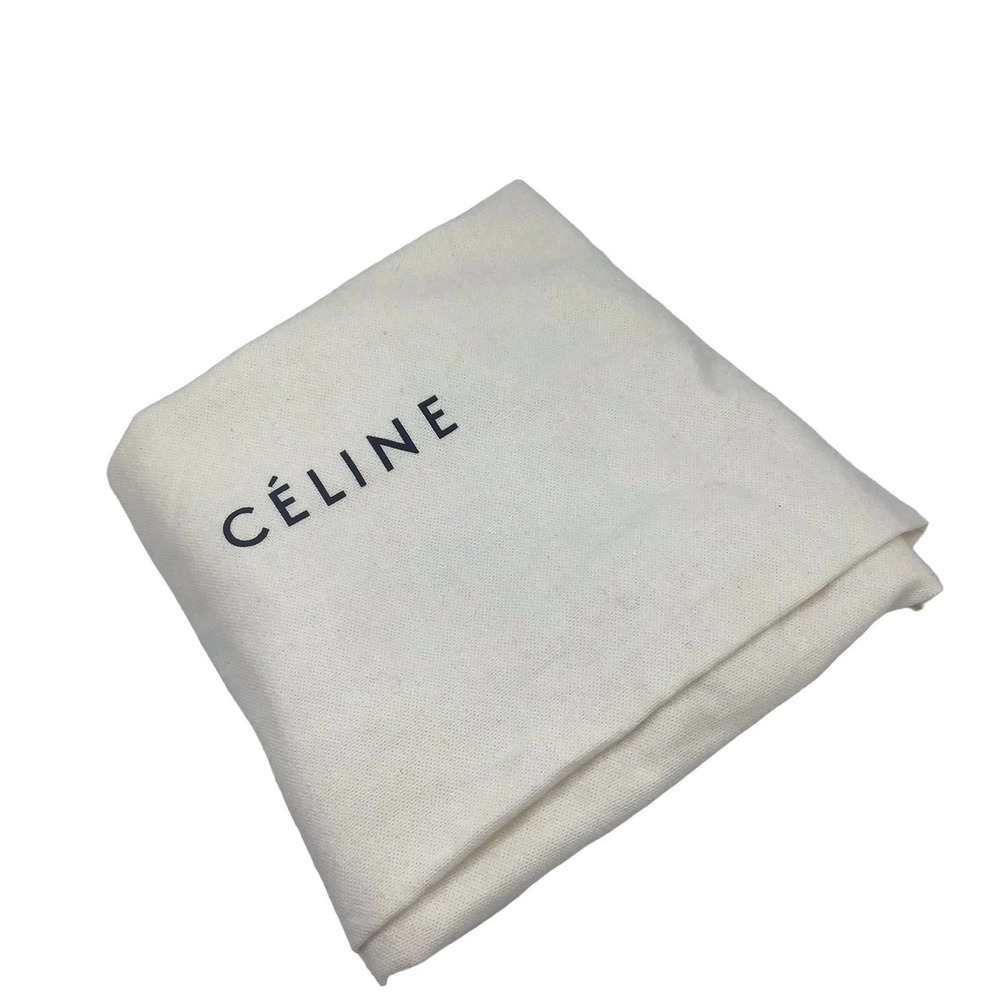 CELINE Belt Bag Canvas Leather Beige Black Handbag Shoulder Business - Picture 8 of 8